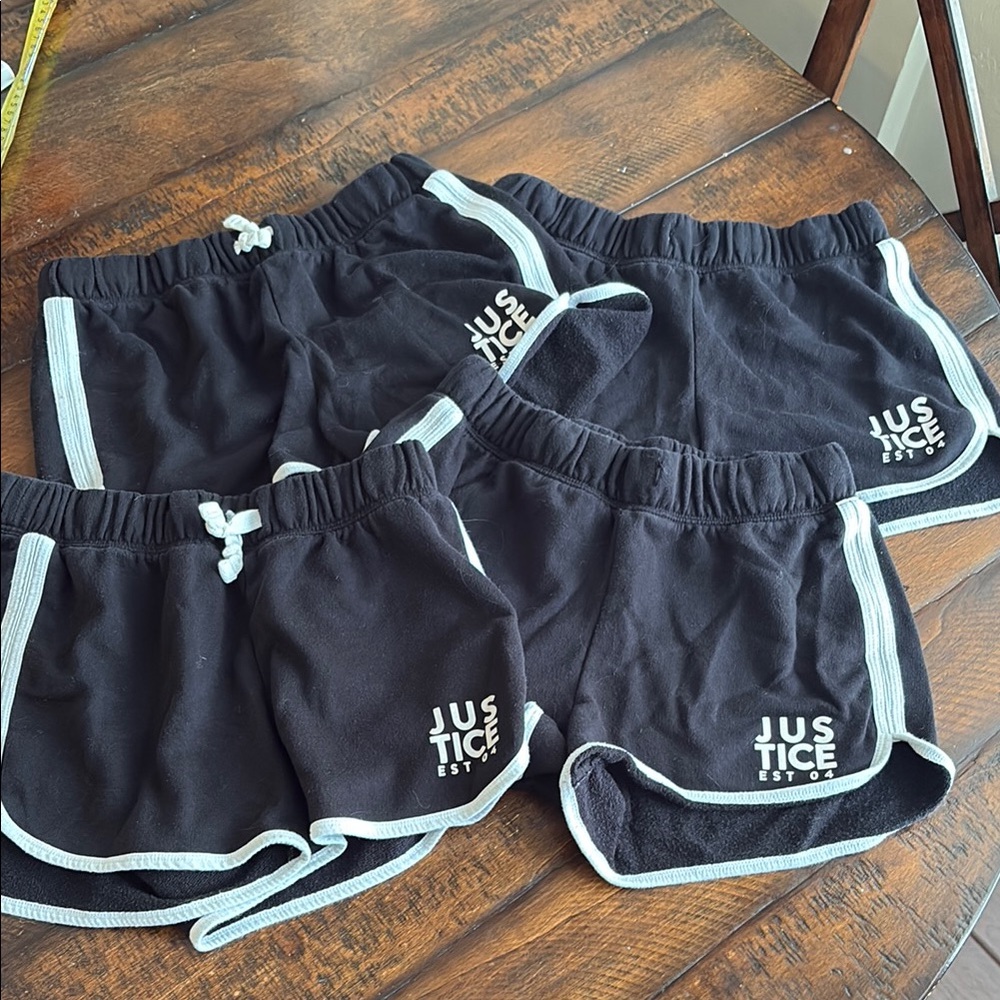 Justice soft shorts bundle (4) 16/18